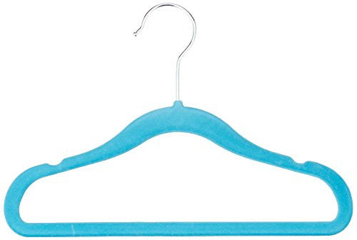 AmazonBasics Kids Velvet Hangers - 30 Pack, Beige