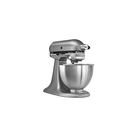 KitchenAid KSM75WH Classic Plus Series 4.5-Quart Tilt-Head Stand Mixer, White