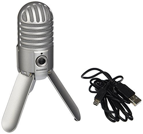 Samson Meteor Mic USB Studio Microphone (Chrome)